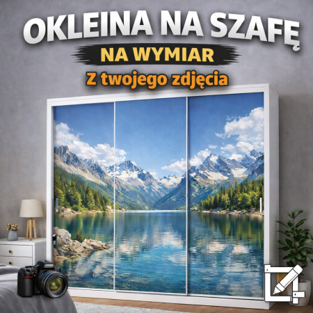 okleina na drzwi szafy ze zdjęcia na wymiar