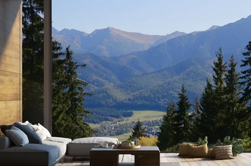 Fototapeta Zakopane wykonana ze zdjęcia przez FotoSciana - aranżacja AI