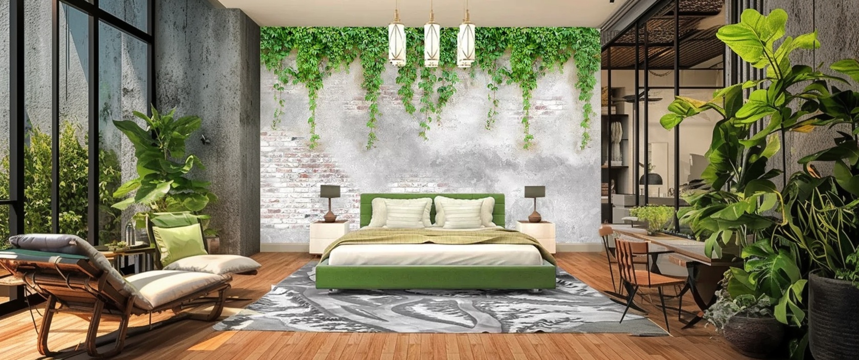 fototapeta z murem na krzywą ścianę